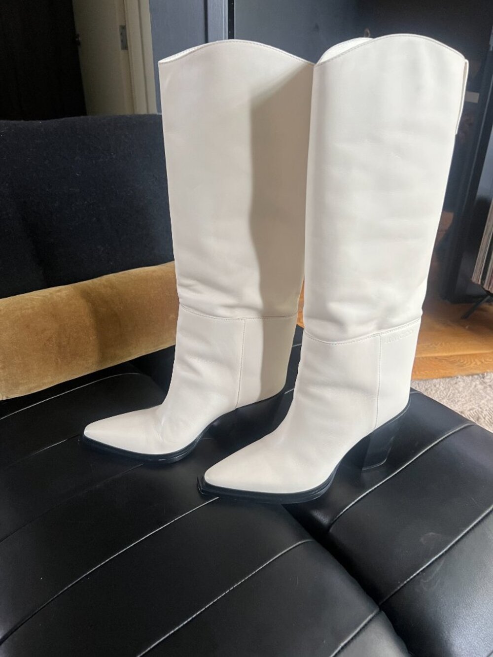 Jimmy Choo Cece Tall Boots - 80mm heel, 8.5 - Never Worn - Picture 7 of 16